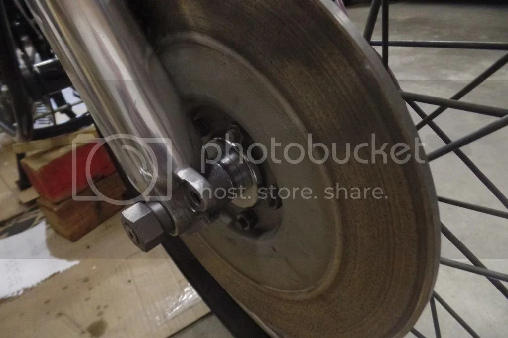 Problems installing front brake upgrade