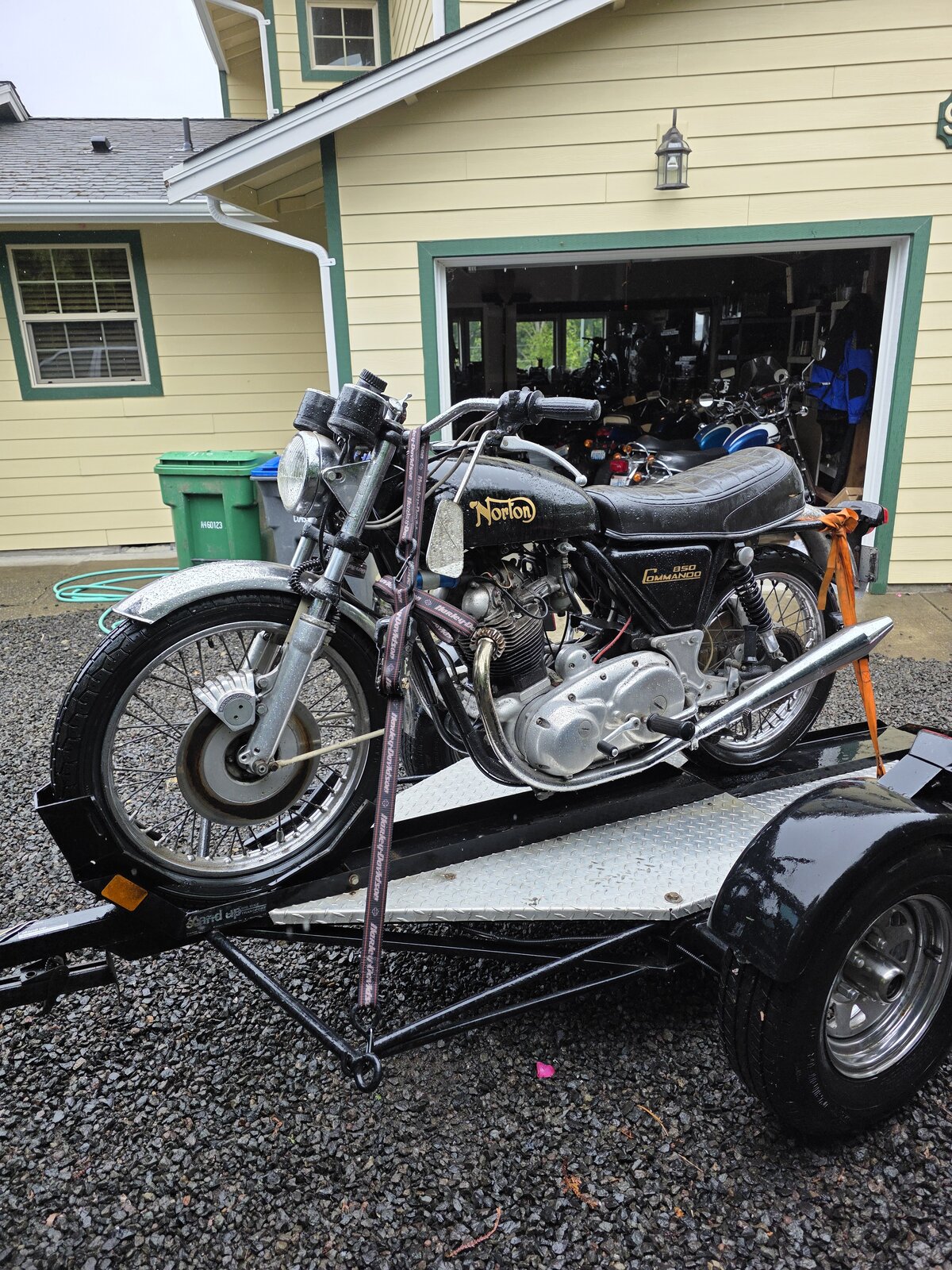 1975 Commando MK III starter parts