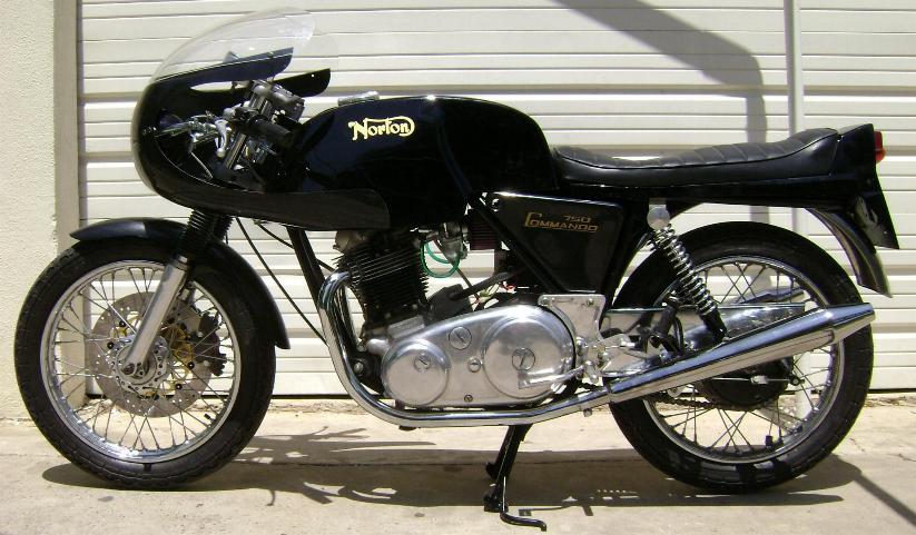 Ever do wheelies on your Commando?
