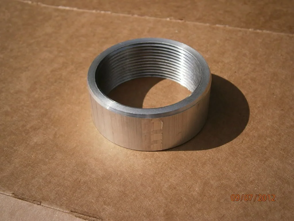 Exhaust thread repair failed