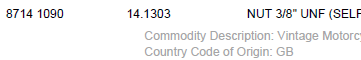 Tariff Update