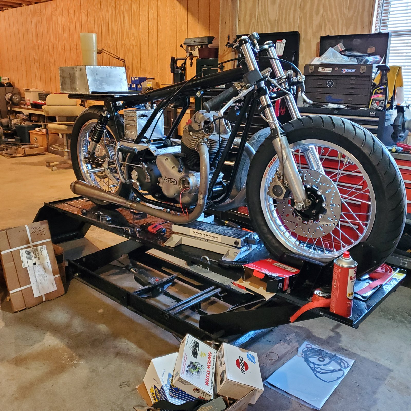 750cc Norton Commando Salt Flats Build