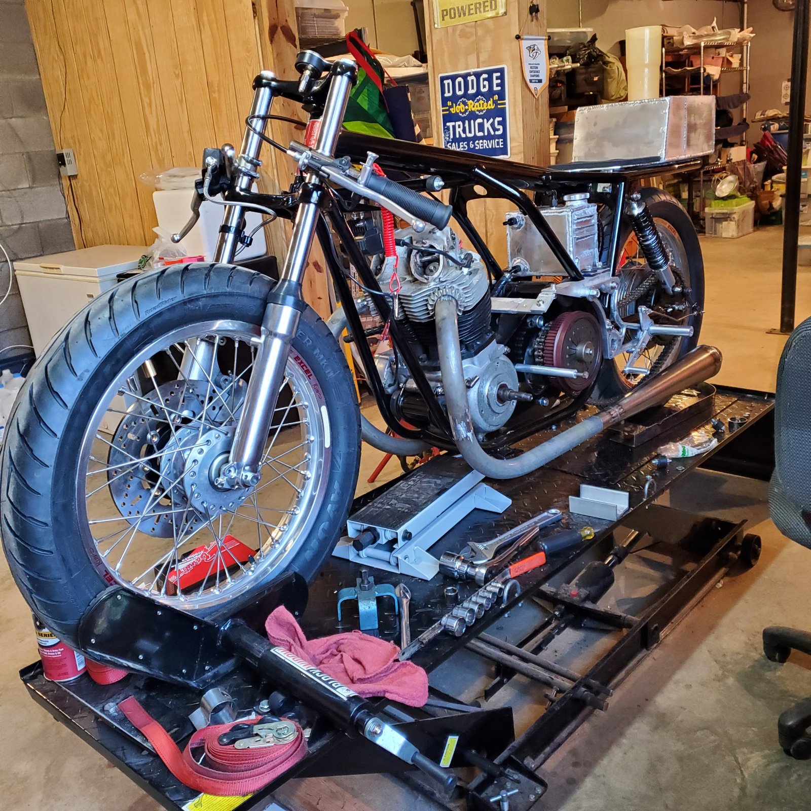 750cc Norton Commando Salt Flats Build