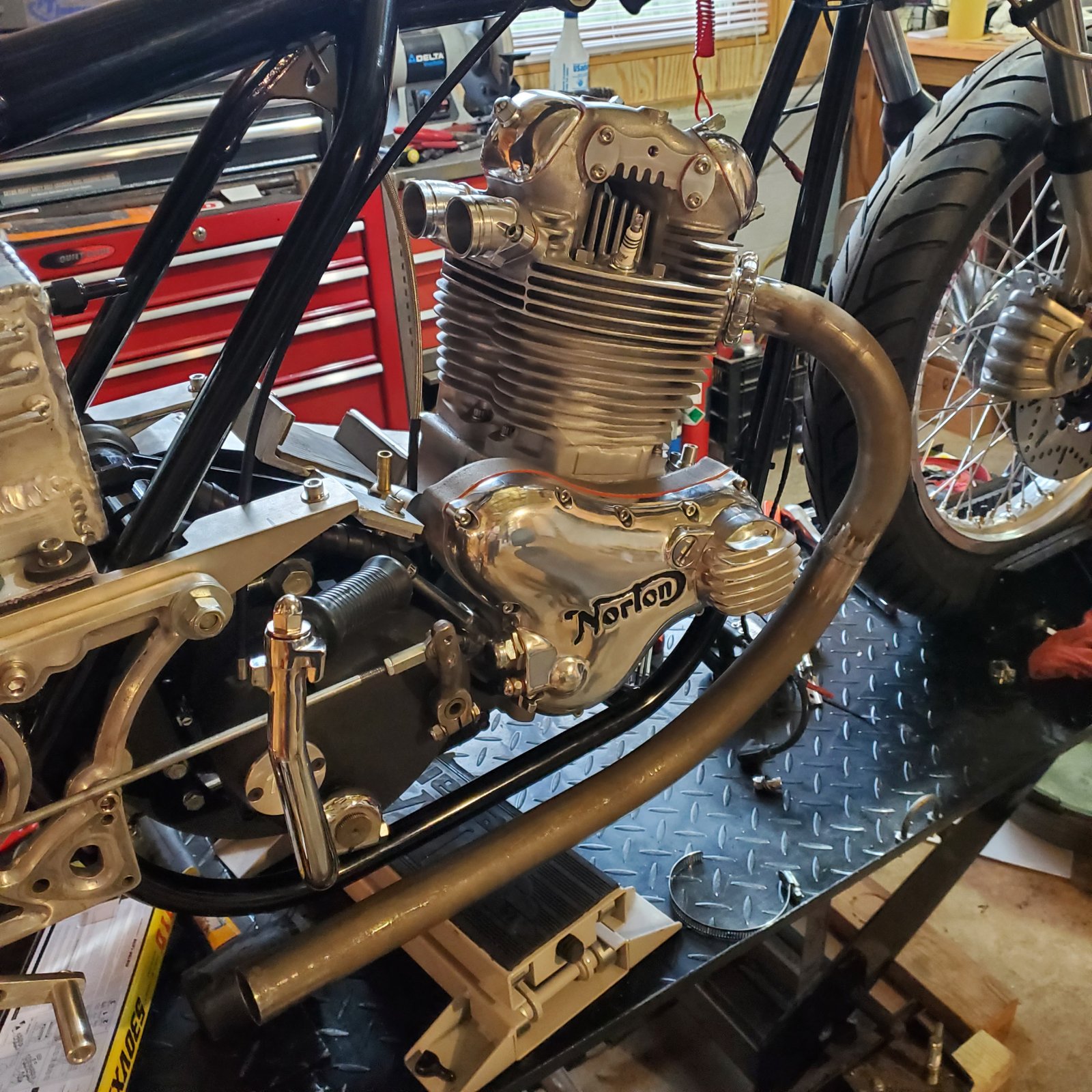 750cc Norton Commando Salt Flats Build