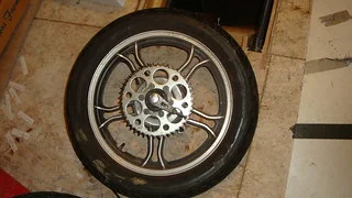 adapting cast wheels to commando