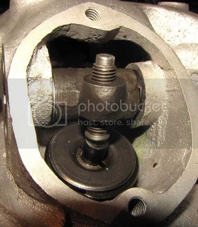 Installing Mushroom tappet adj.