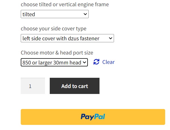 Carburettor choices