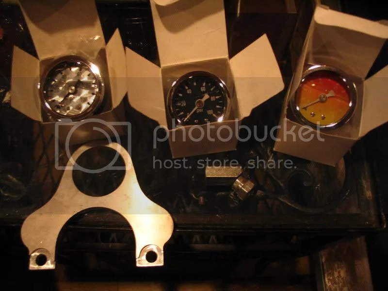 Oil pressure gage