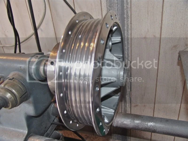 Hubs on a lathe