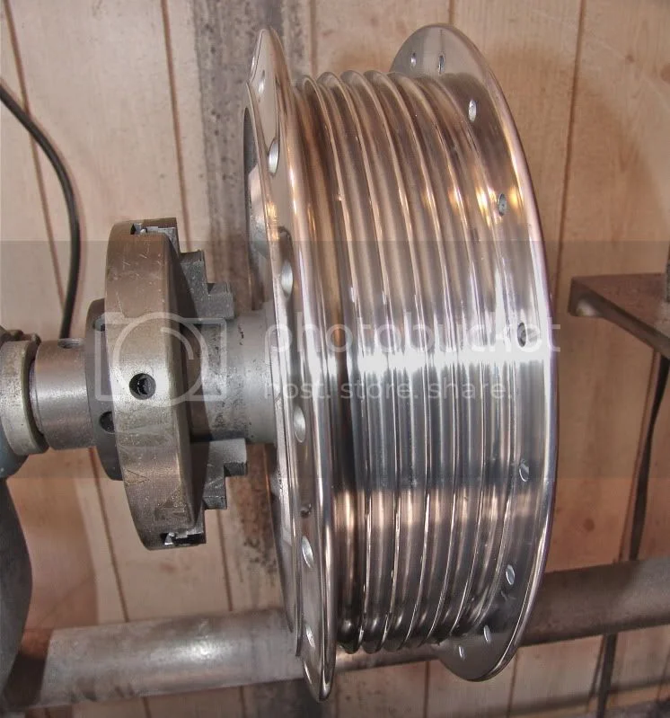 Hubs on a lathe