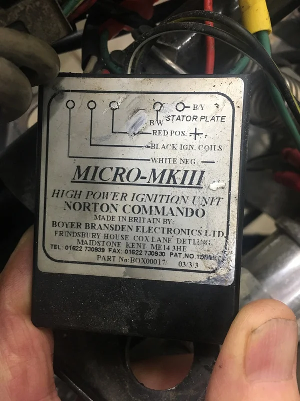 Need help with '75 Commando Mark III Electric Start