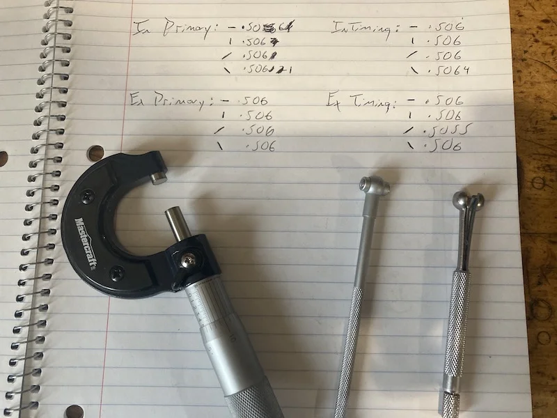 Machining out Valve Guides