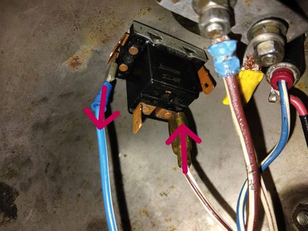 Lights on fine, but turned off the fuse blows