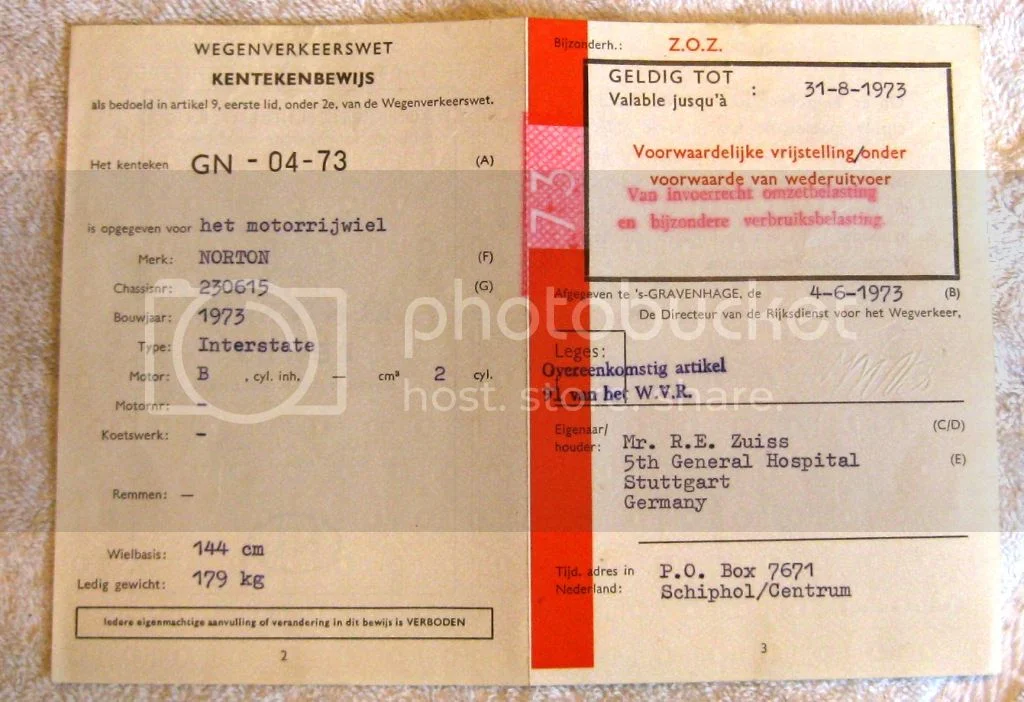 VIN number questions 71 or 72 750 commando
