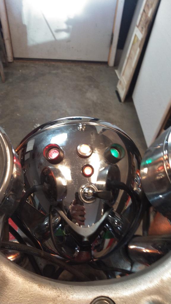 Oil Pressure and Charge Warning Light Install
