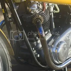 Production racer exhaust pipes
