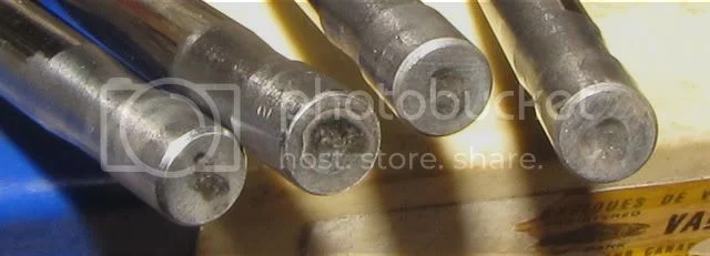 Installing Mushroom tappet adj.