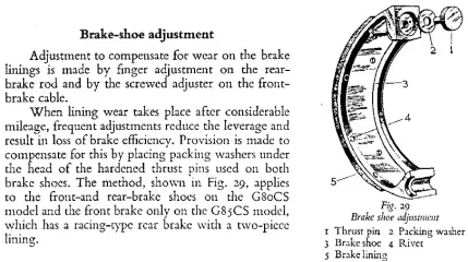 P11 brakes front rear, shoes, lining etc