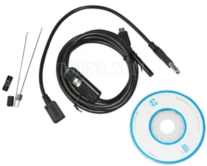 inspection camera for looking at Norton engine