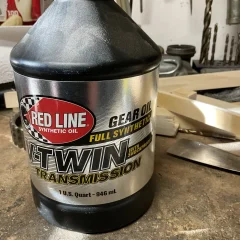 Redline shockproof turns to gel? Redline shockproof turns to gel?