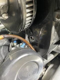 Central oil tank leak