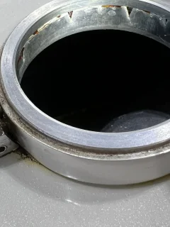 Aluminum gas tank filler neck repair