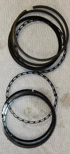 Hastings style 3 piece oil ring for Norton