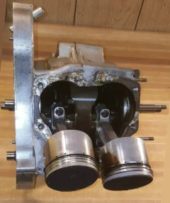 Hastings style 3 piece oil ring for Norton