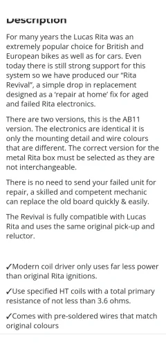 Points vs EI electrical power question...