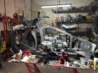 Zundapp 1938 500cc running rich Amal carb issue
