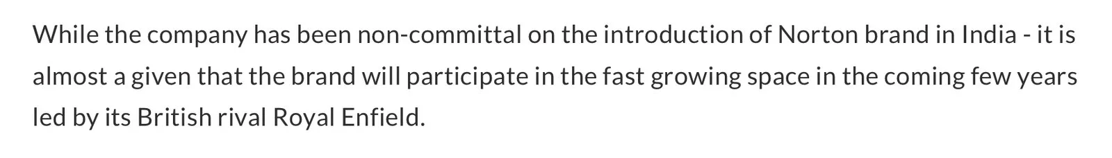 What's happening at Norton? Sale to TVS, massive investment, new bikes... What's happening at Norton? Sale to TVS, massive investment, new bikes...