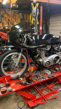 1973 Paul dunstall Norton: Mike Wille.