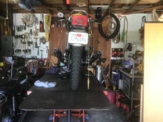 Center stand defect causing bike to list to starboard