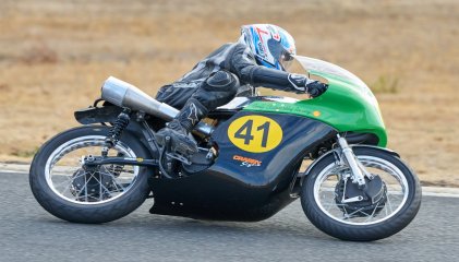 Norton ES2 race bike .