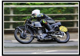 Norton ES2 race bike .