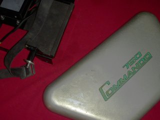 NORTON FASTBACK PRODUCTION RACER SPECIAL  BATTERY TRAY AND  SIDE COVER