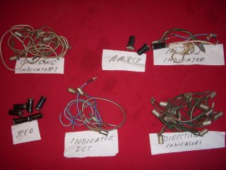ORIGINAL LUCAS INDICATOR LITE PARTS LOT