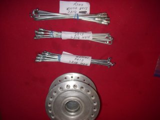 NORTON DISC BRAKE HUB AND SPOKES