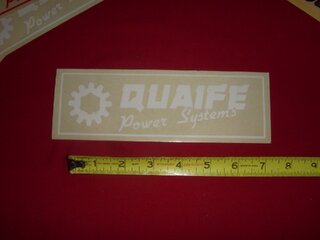 QUAIFE DECALS I RED I WHITE