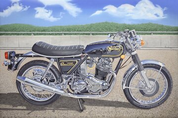 Norton 850 painting for sale