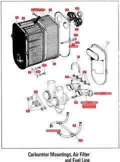 air cleaner front plate on a 1974 with baffle