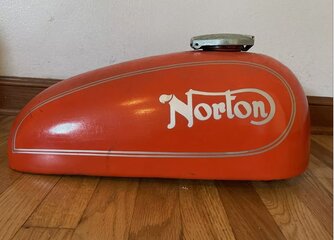 Looking for a Norton Hi Rider fuel tank in steel  to repaint