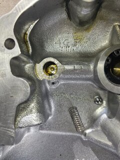 Excess Oil in Primary Chain Case - 72 Combat case in 73 750