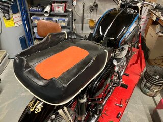 AJS Model 31 Seat Mounting questions: