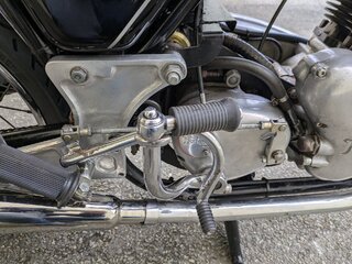Correct rubbers for rearsets