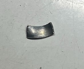 Metal sliver in oil -- time to panic?