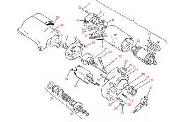 Dyno Dave Mk 3 Starter motor connection (s) .