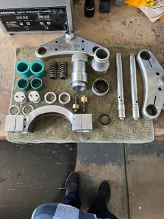 Commando with VFR750 Fork/brake Conversion