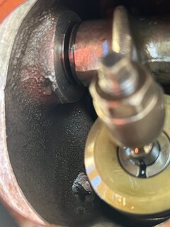 Metal sliver in oil -- time to panic?