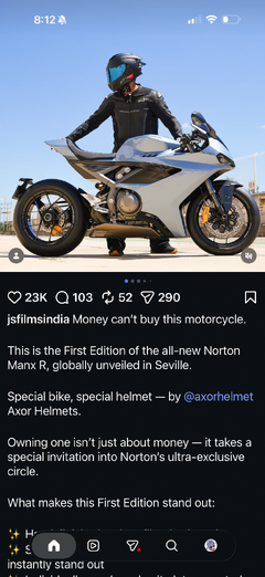 What's happening at Norton? Sale to TVS, massive investment, new bikes...